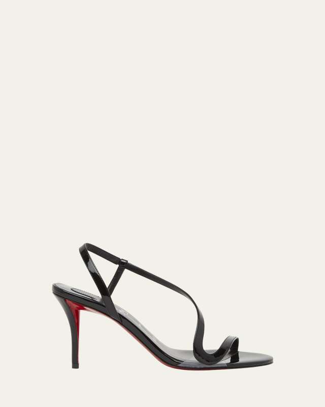 Rosa Z Patent Red Sole Sandals